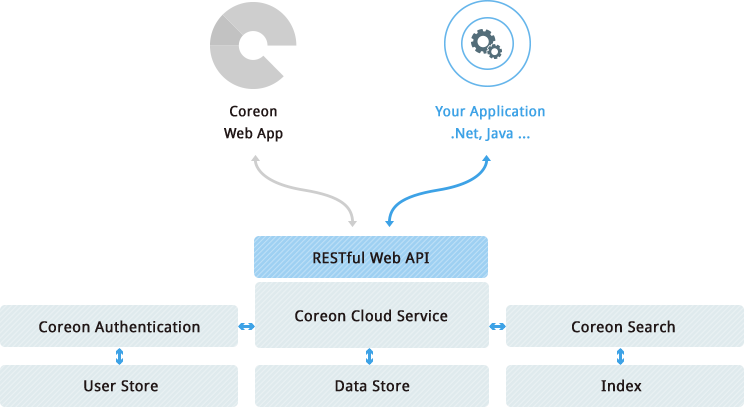 API Architecture abstract