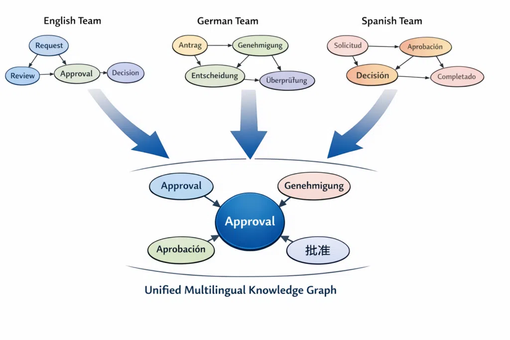 Image of a unified Multilingual Knowledge Graph
